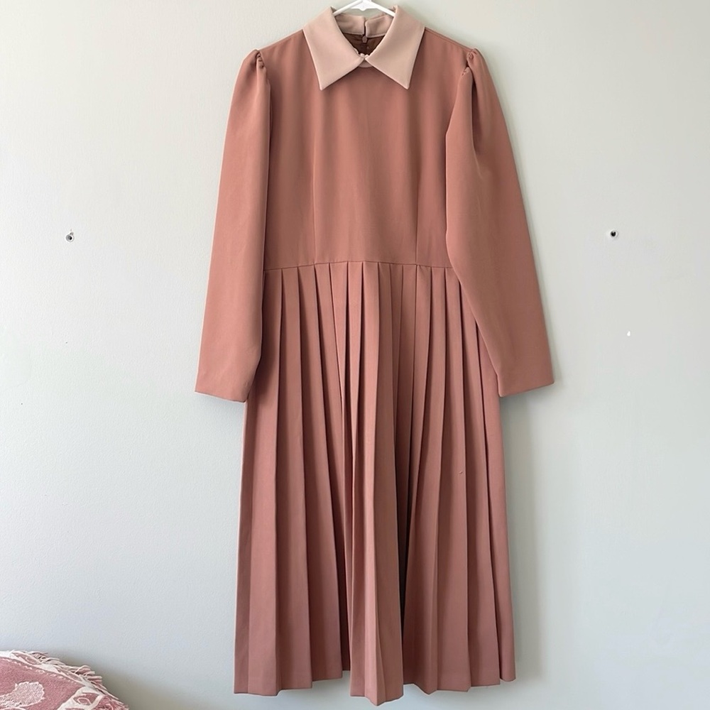 babaraboo korean pleated baby doll dress